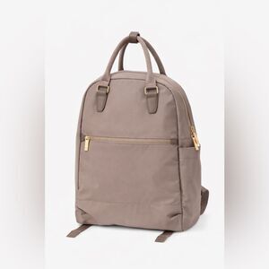 Open Story Backpack with Gold Accents NWOT